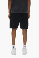 Purple brand Good news fleece shorts black