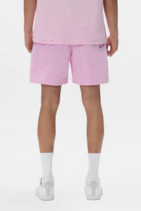 Purple Brand Slab Wordmark All Around Shorts Pink