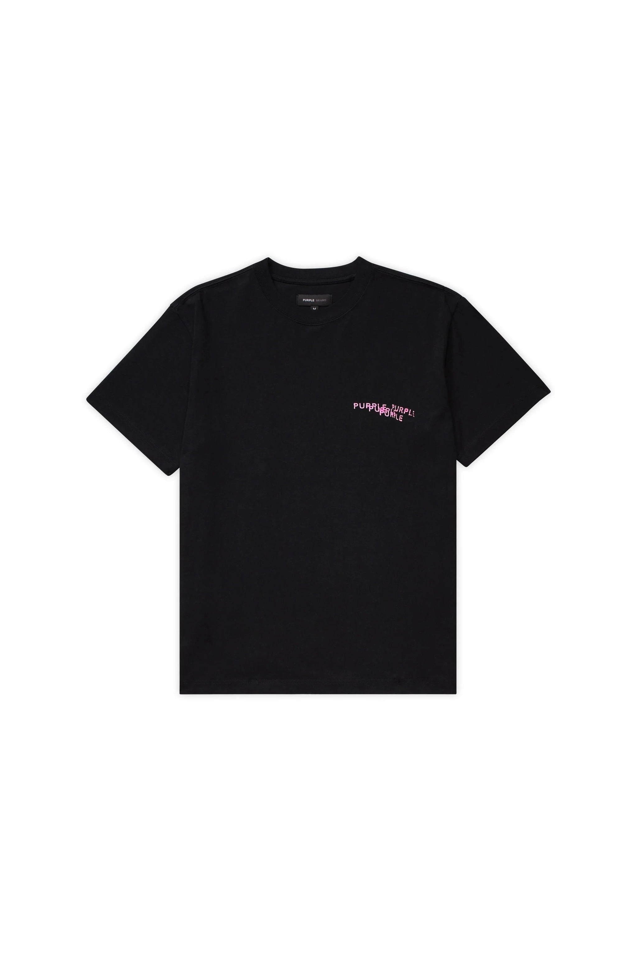 Purple Brand Men’s Stamped Wordmark Tee – Black