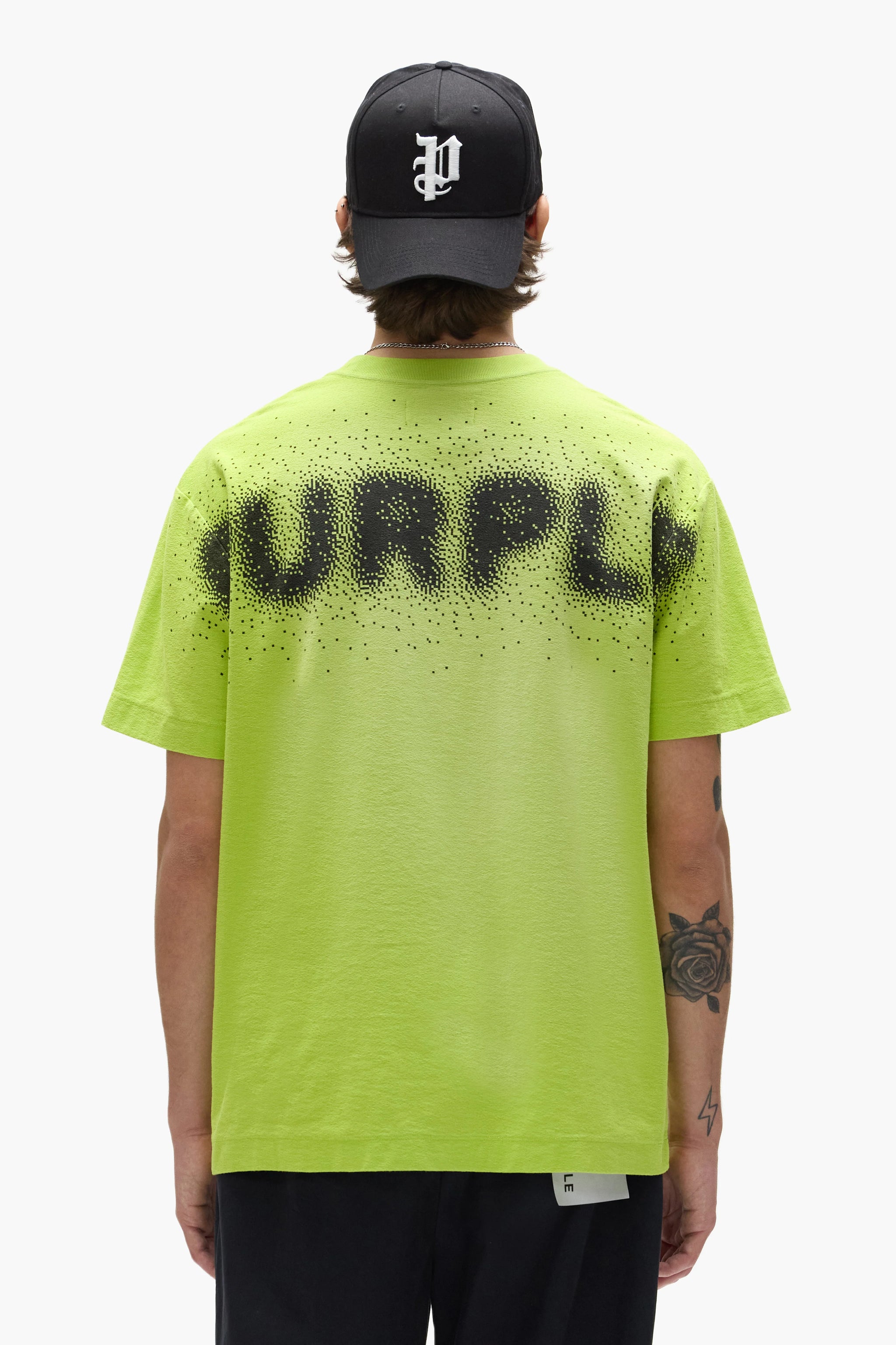 Purple Brand Pixelated Tee Tee Green