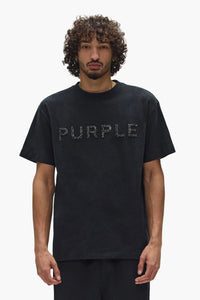 Purple Brand Crystal Tee Black