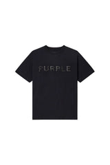 Purple Brand Crystal Tee Black