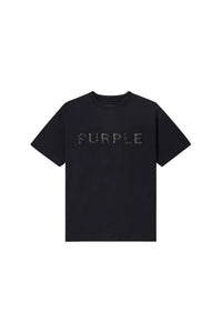Purple Brand Crystal Tee Black