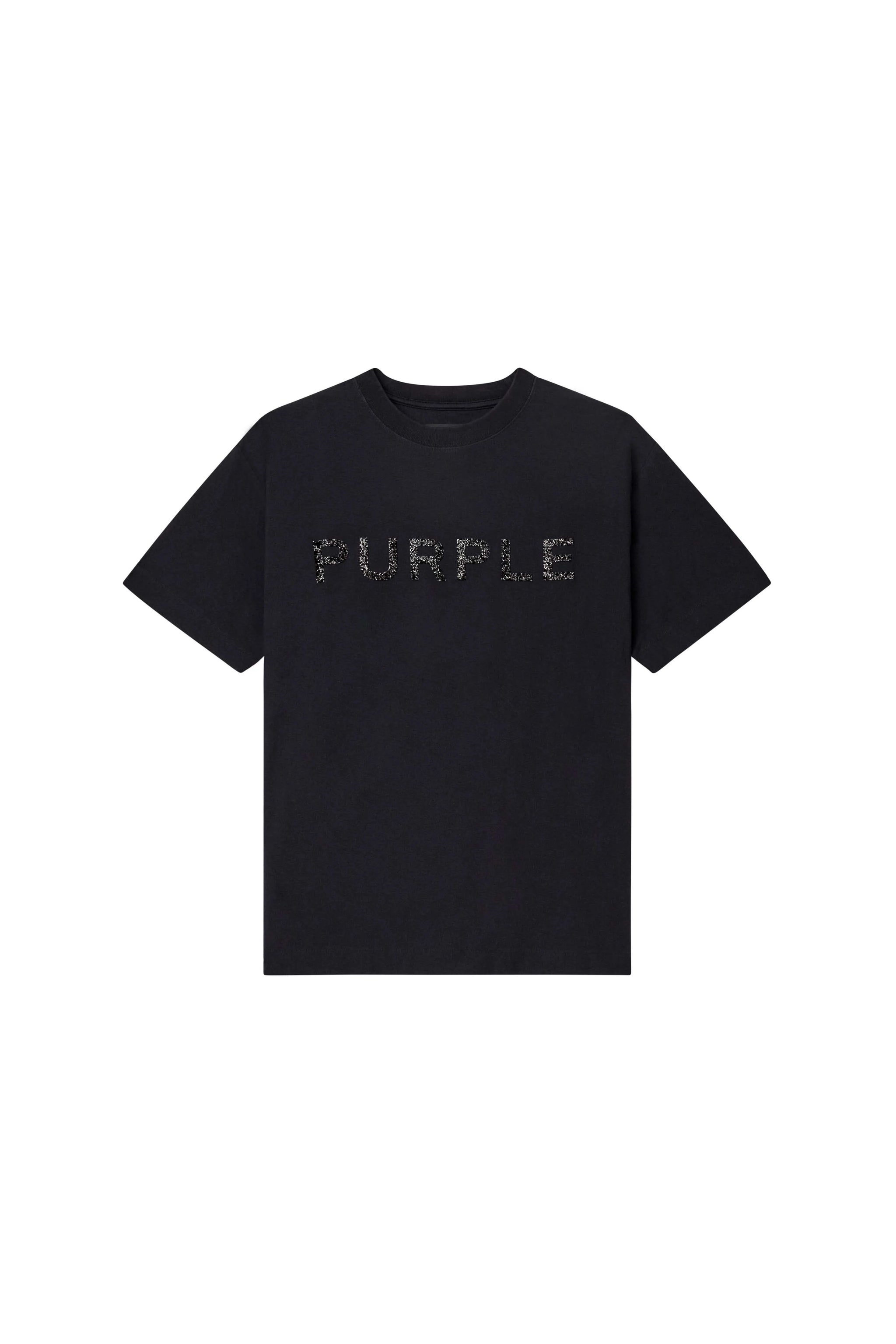 Purple Brand Crystal Tee Black