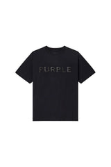 Purple Brand Men's Crystal Short Set Black
