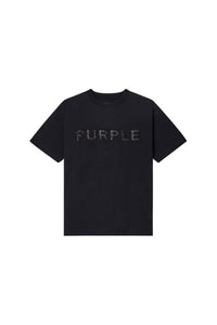 Purple Brand Men's Crystal Short Set Black
