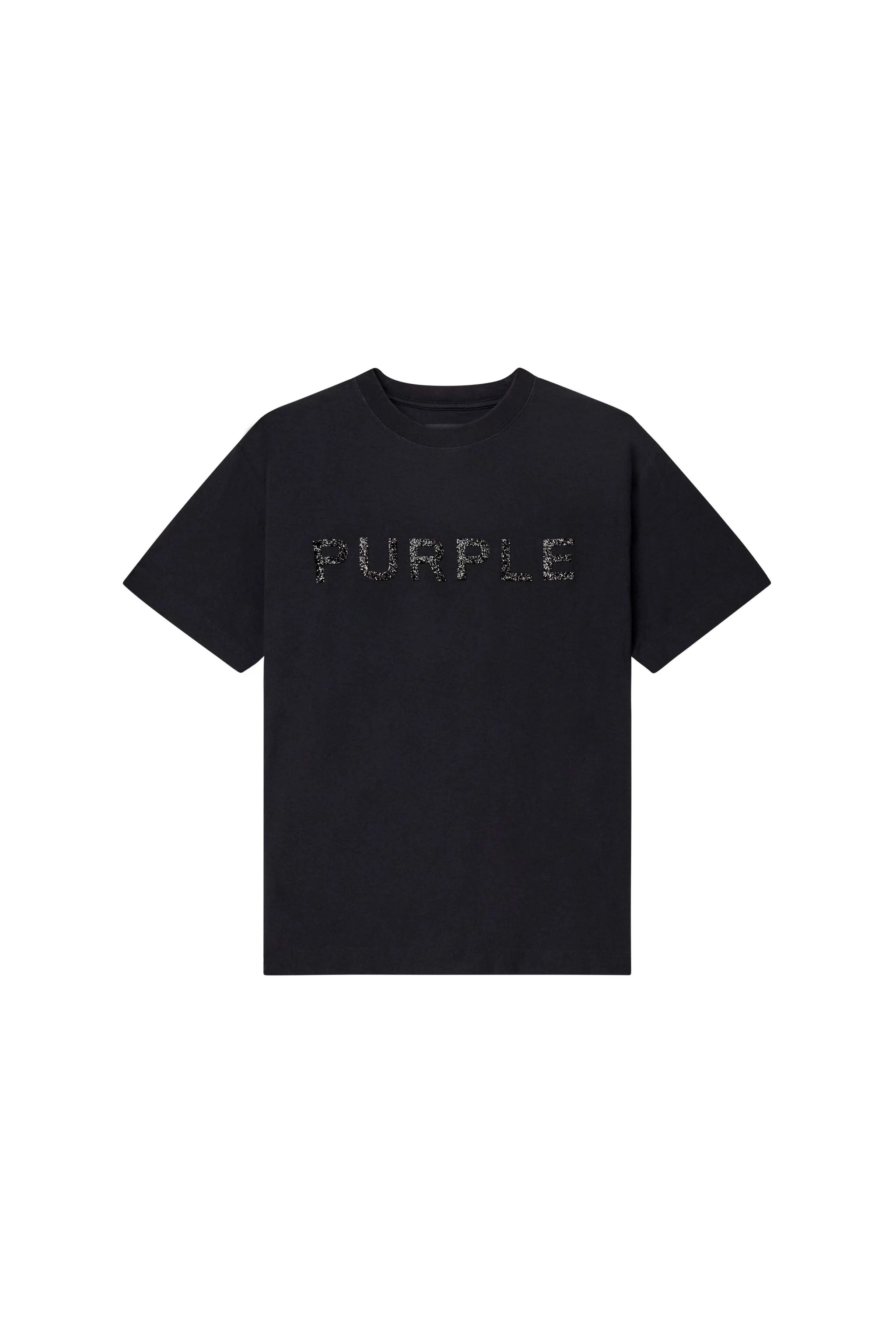 Purple Brand Men's Crystal Short Set Black