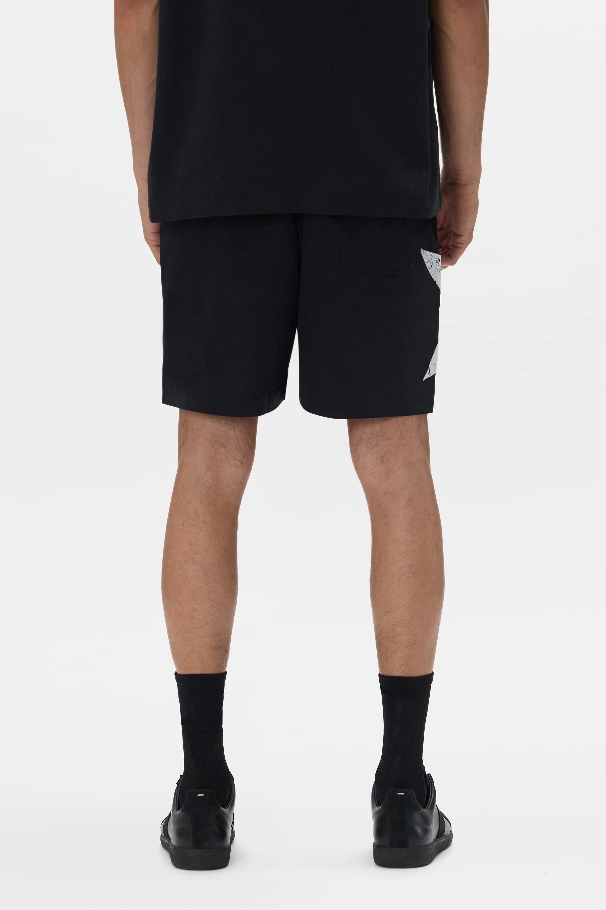 Purple Brand Star Wordmark All Around Shorts Black