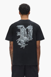 Purple Brand Textured Jersey Tee Black