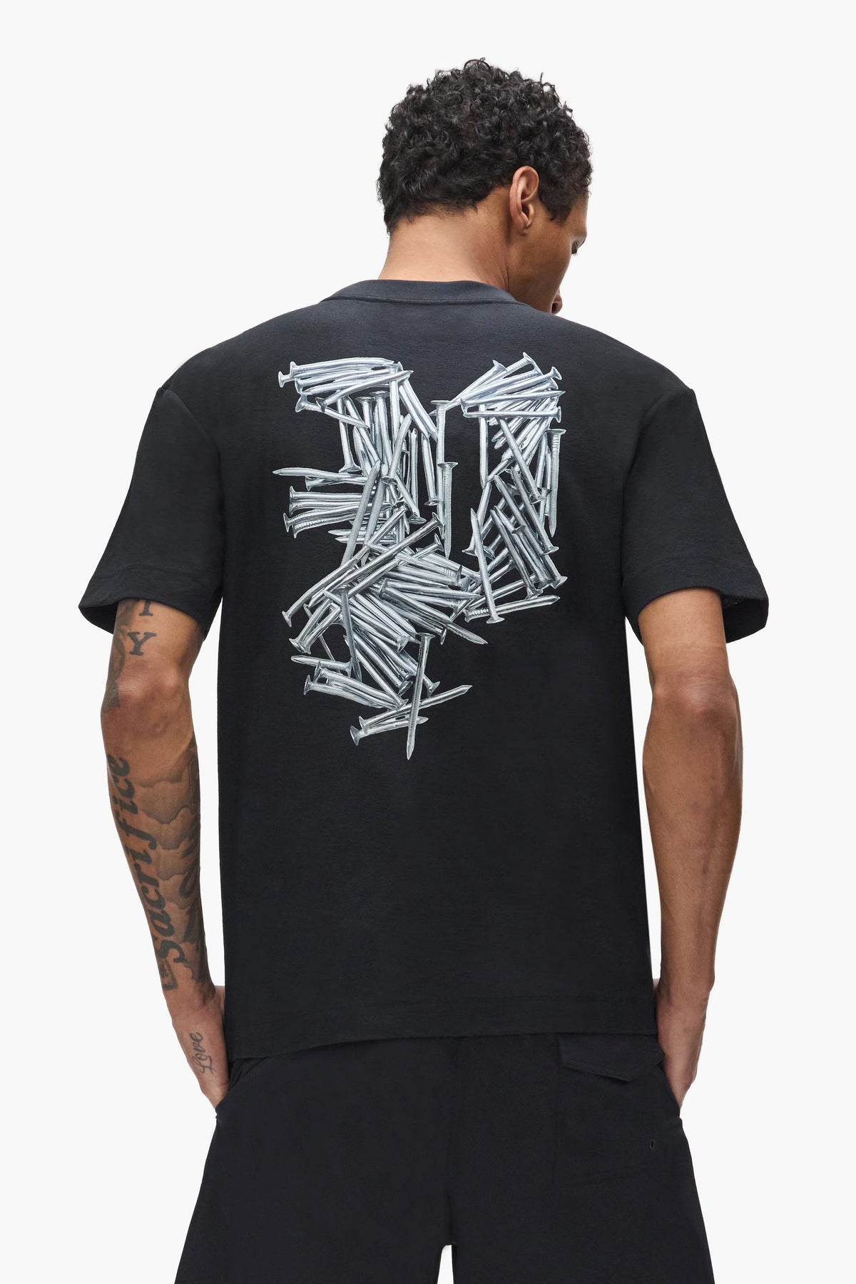 Purple Brand Textured Jersey Tee Black