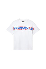 Purple Brand Turbo Type Tee White