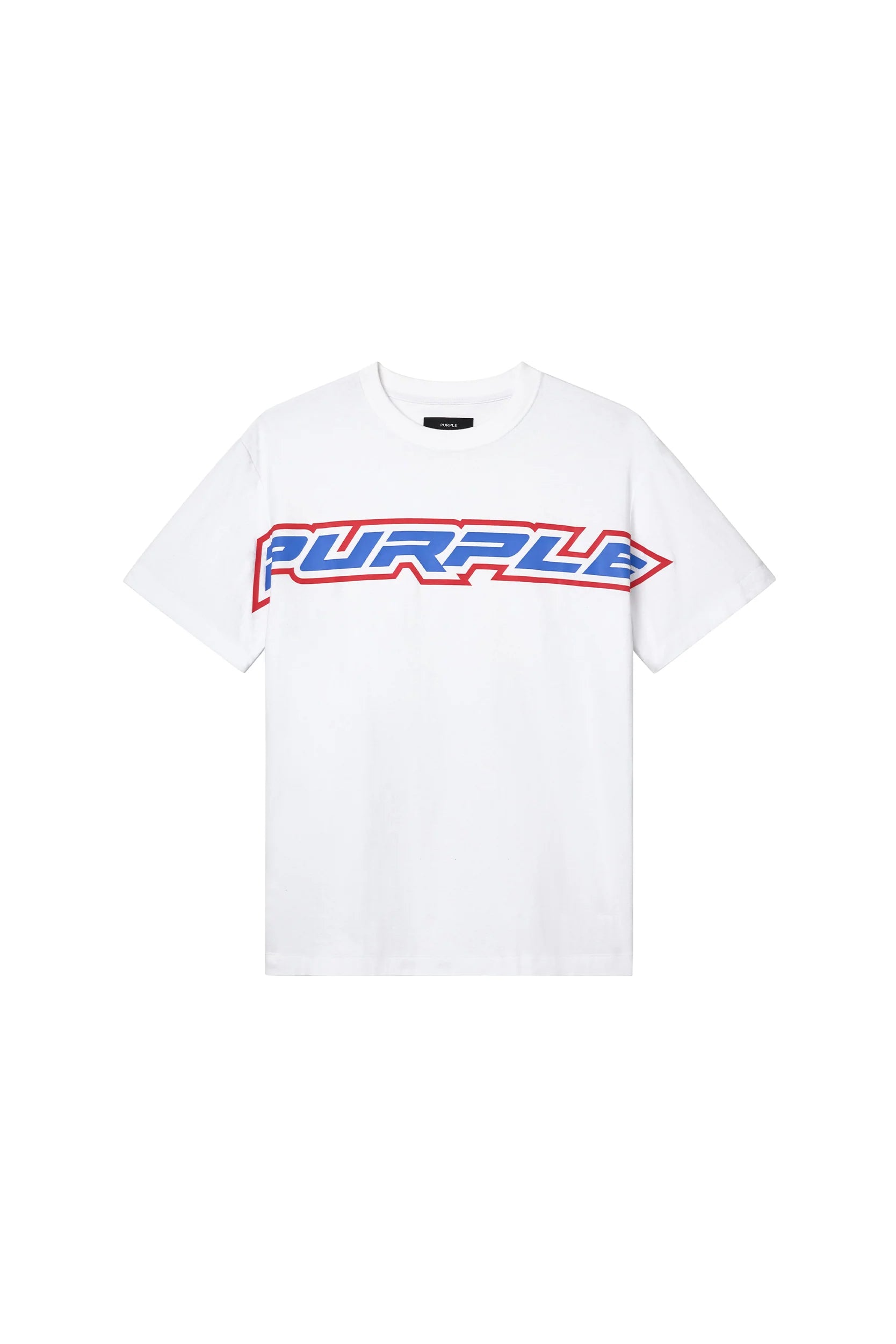 Purple Brand Turbo Type Tee White