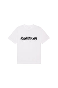 Purple Brand Cube Tee White