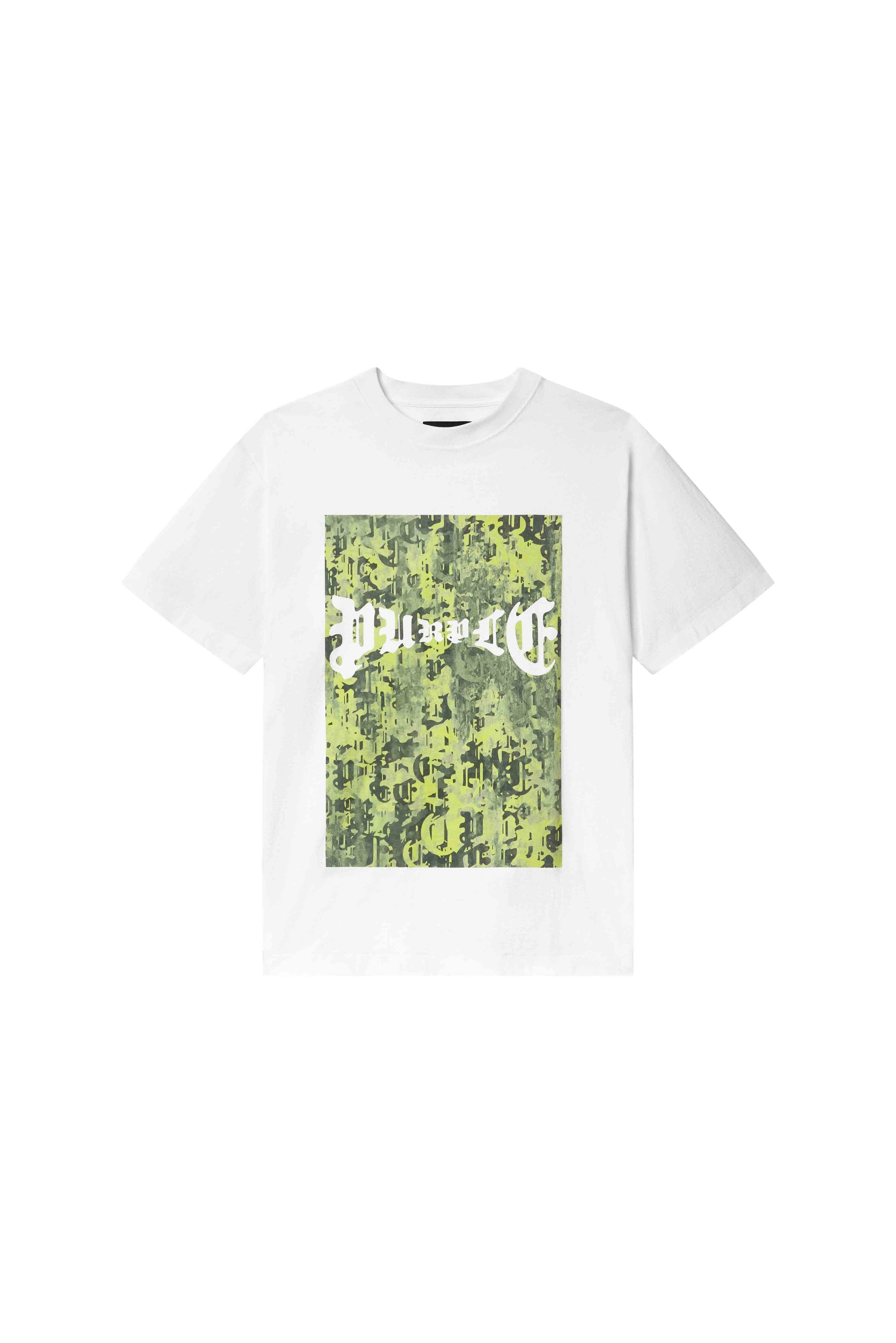 Purple Brand Gothic Camo Tee White/Green