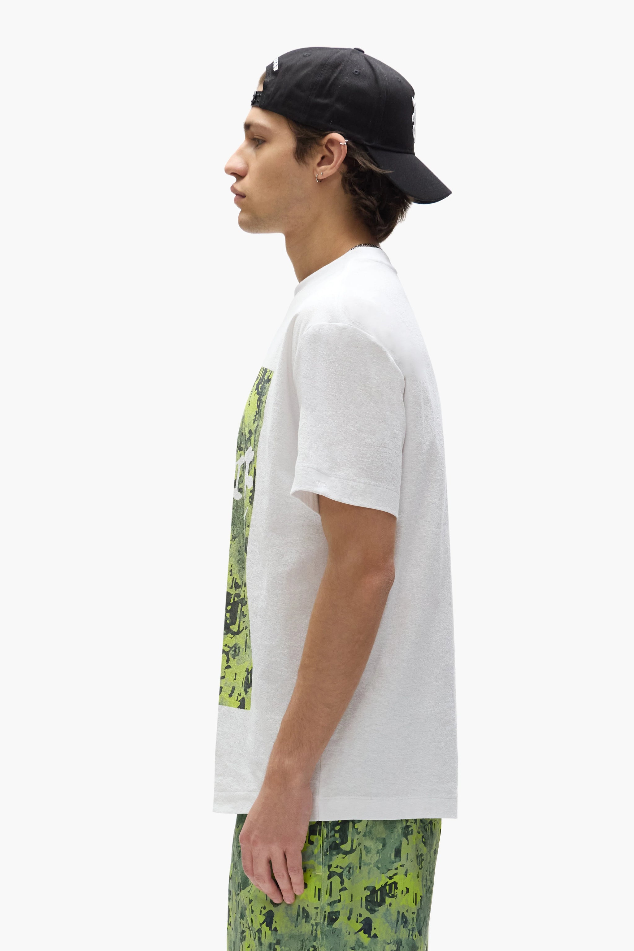 Purple Brand Gothic Camo Tee White/Green