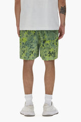 Purple brand Worn Gothic Camo round shorts multi