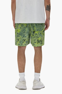 Purple brand Worn Gothic Camo round shorts multi