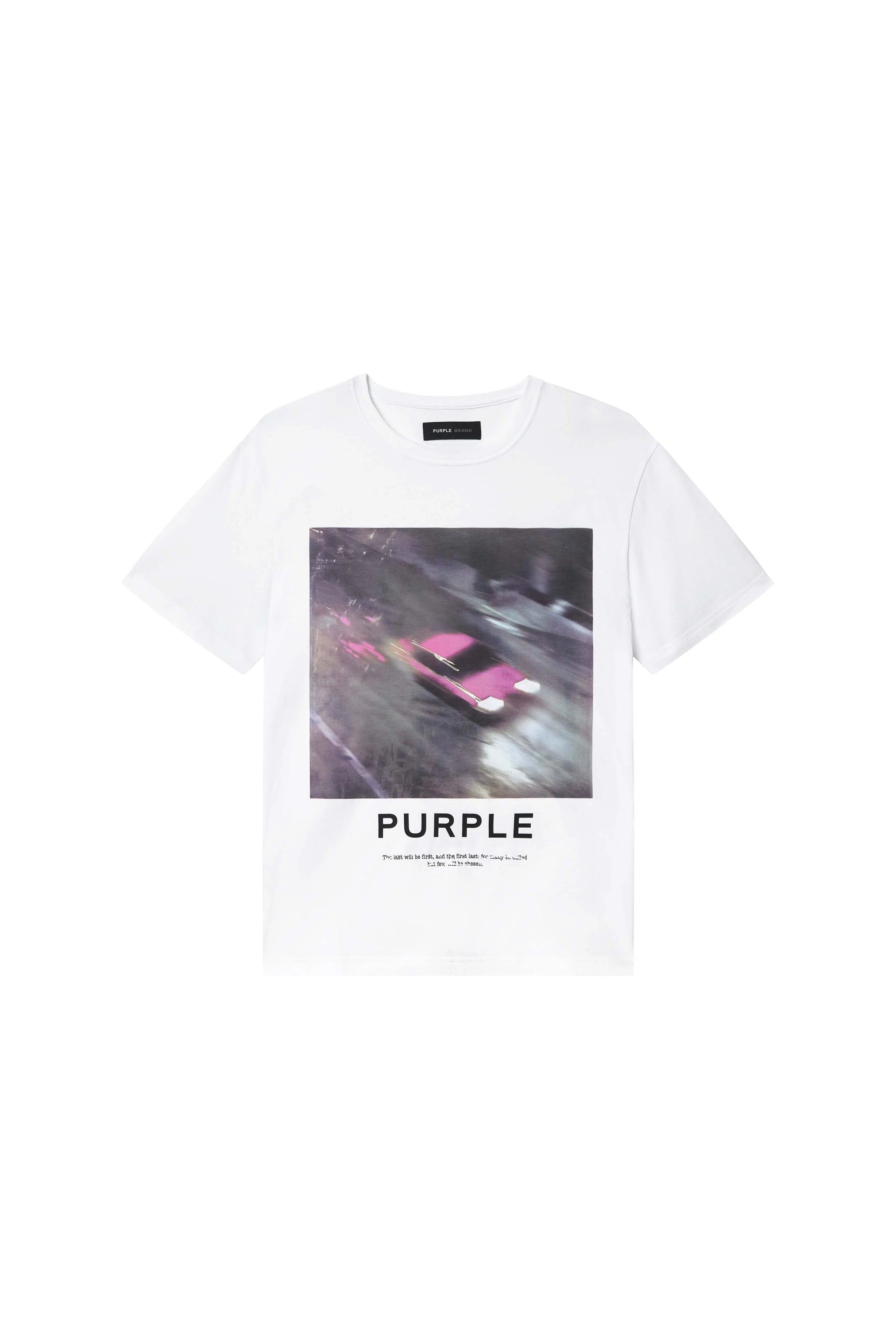 Purple Brand Speed Tee White