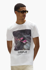 Purple Brand Speed Tee White