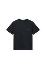 Purple Brand Ascending Wordmark Tee Black