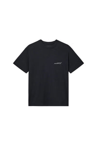 Purple Brand Ascending Wordmark Tee Black