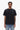 Purple Brand Ascending Wordmark Tee Black
