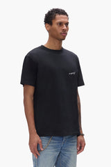 Purple Brand Ascending Wordmark Tee Black