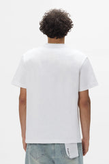 Purple Brand Wordmark Tee White