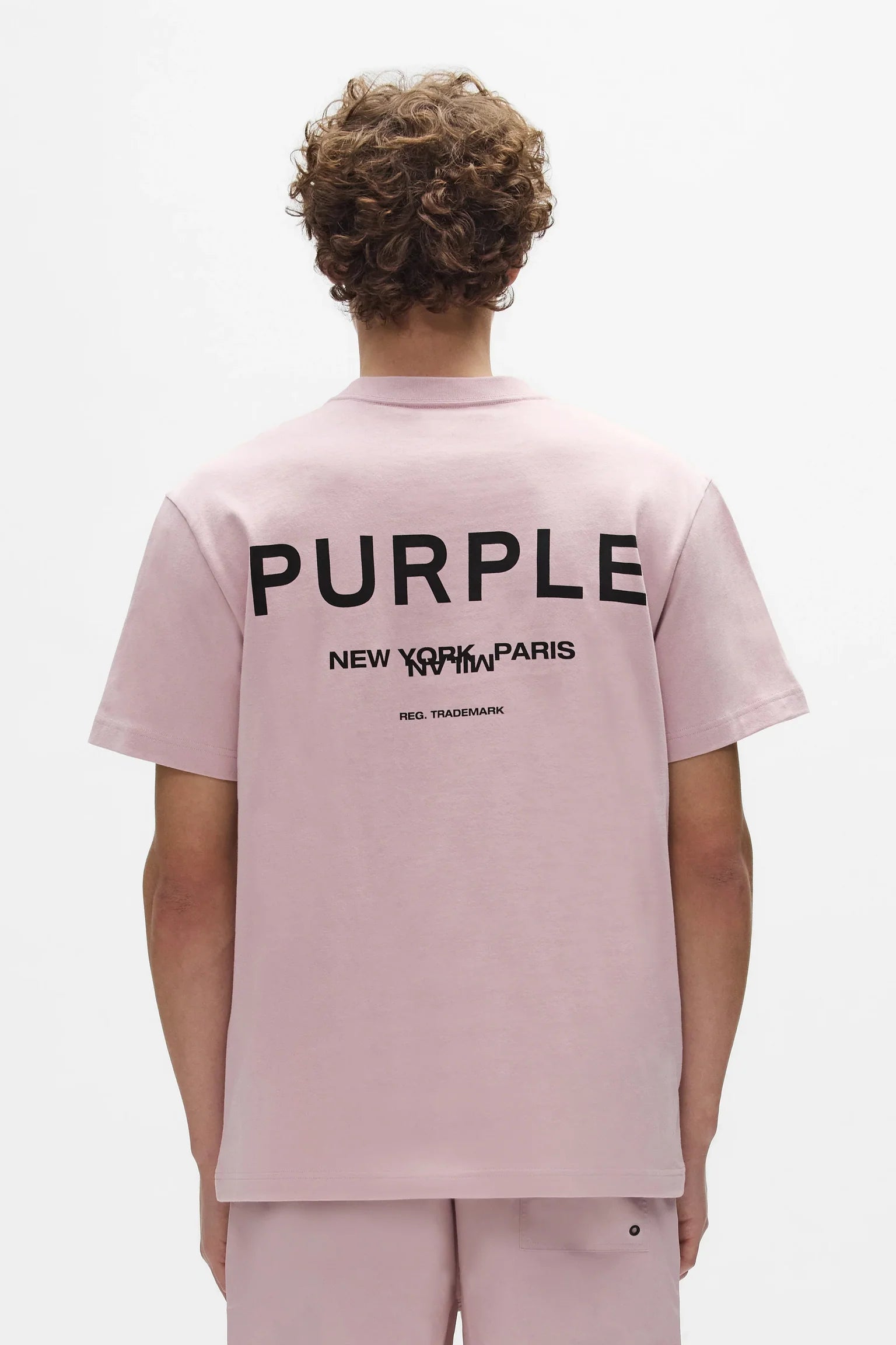 Purple Brand Men's Cities Short Set Pink