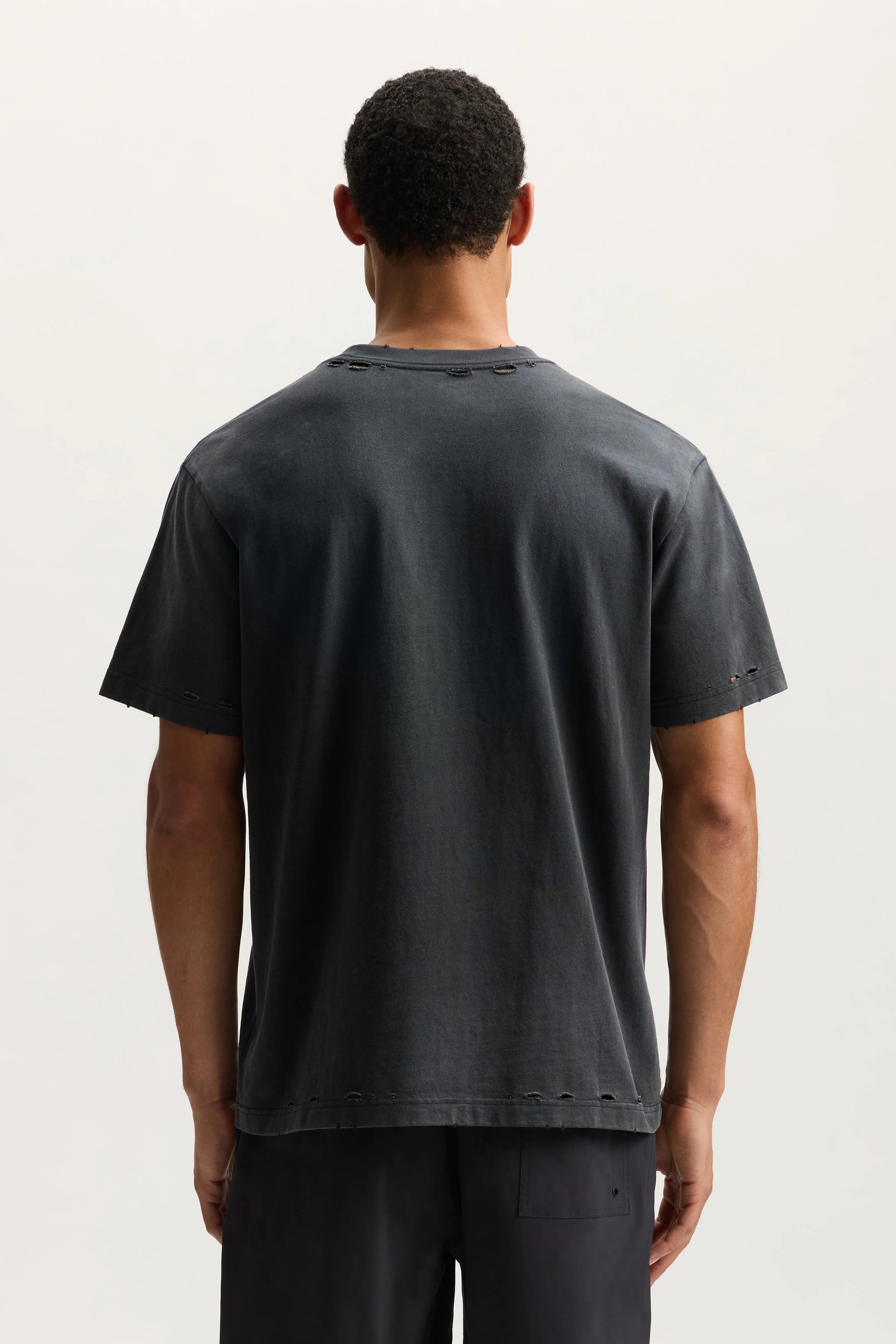 Purple Brand Sequence Tee Black