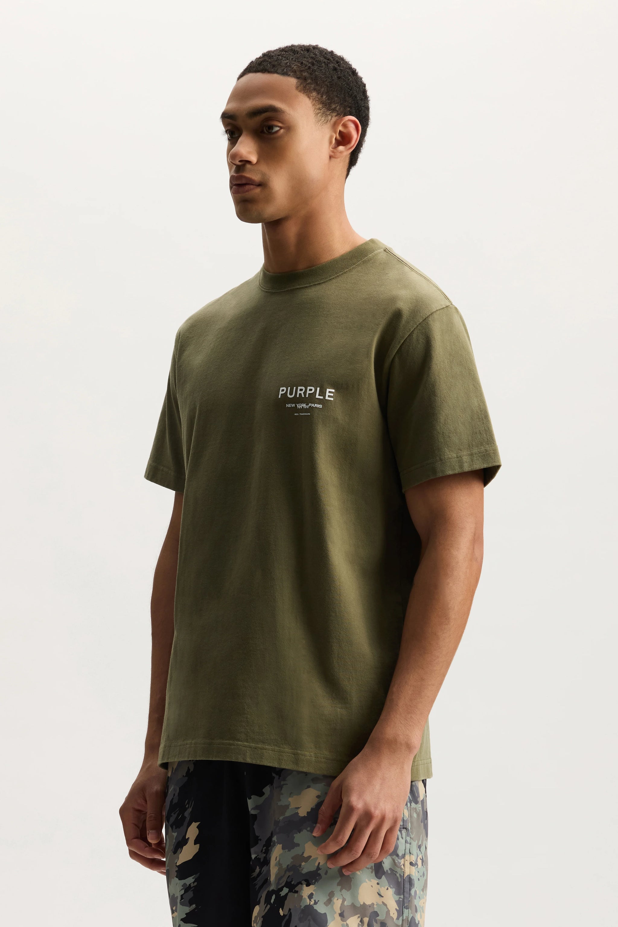 Purple Brand Cities Tee Green