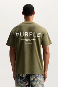 Purple Brand Cities Tee Green