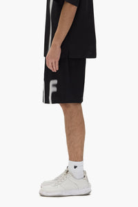 Purple brand Force Majeure Pull On Shorts black