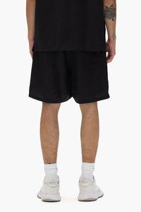Purple brand Force Majeure Pull On Shorts black