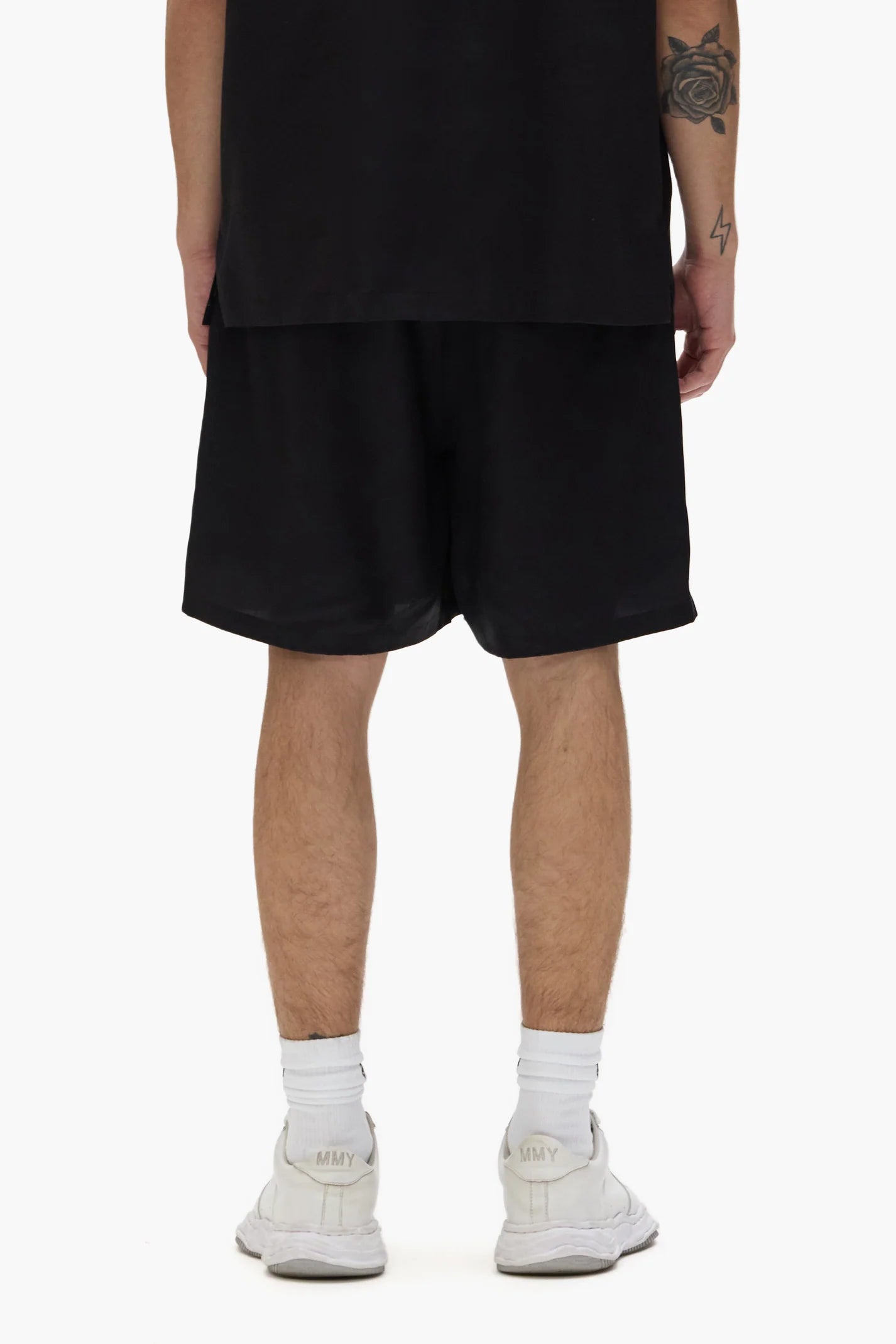 Purple brand Force Majeure Pull On Shorts black