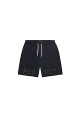 Purple Brand Crystal Shorts Black