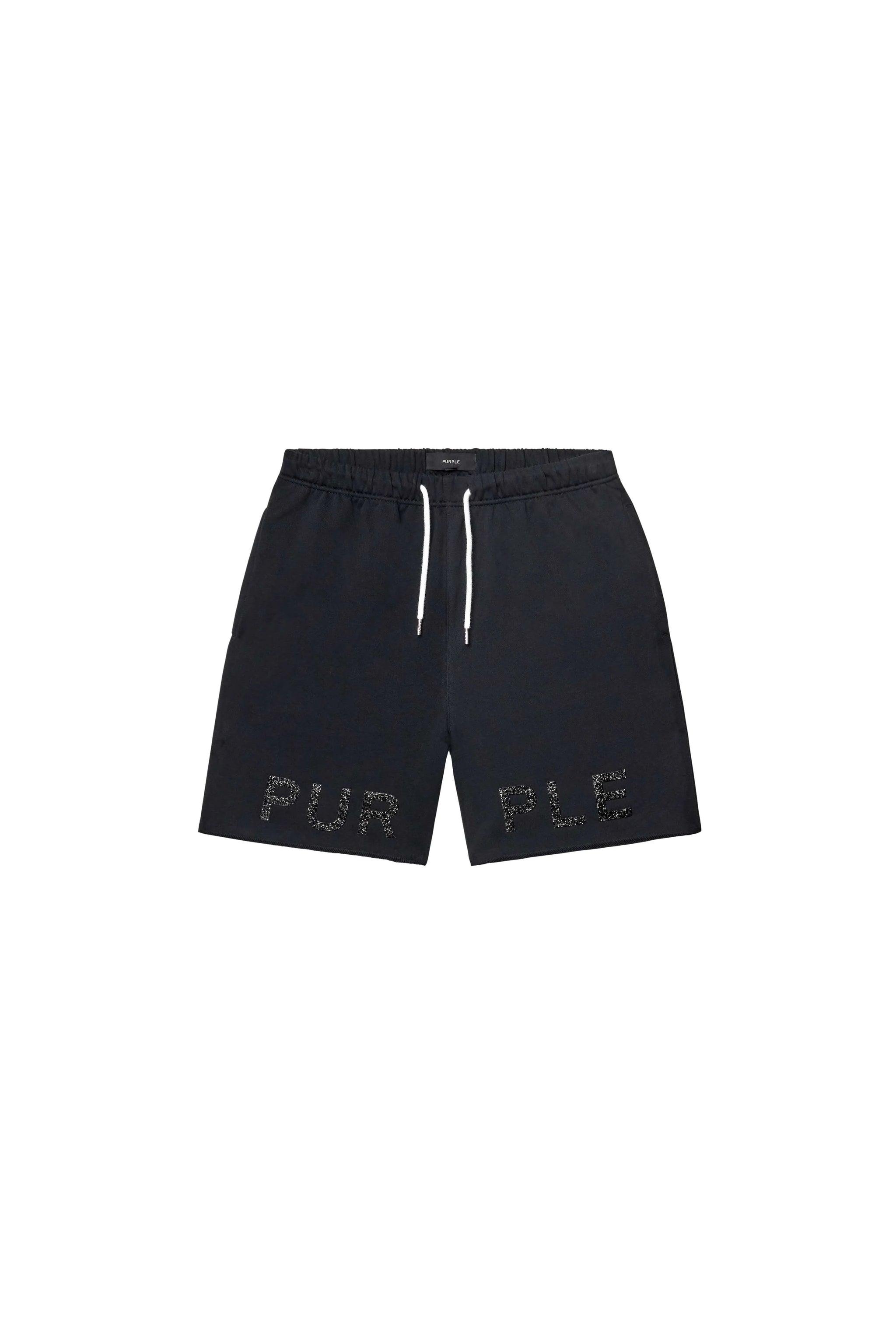 Purple Brand Men's Crystal Short Set Black