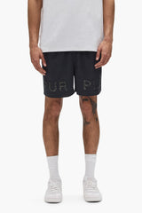Purple Brand Crystal All Round Shorts Black