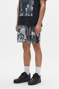 Purple Brand Mirage All Around Shorts Ice Melt Gray