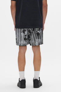 Purple Brand Mirage All Around Shorts Ice Melt Gray
