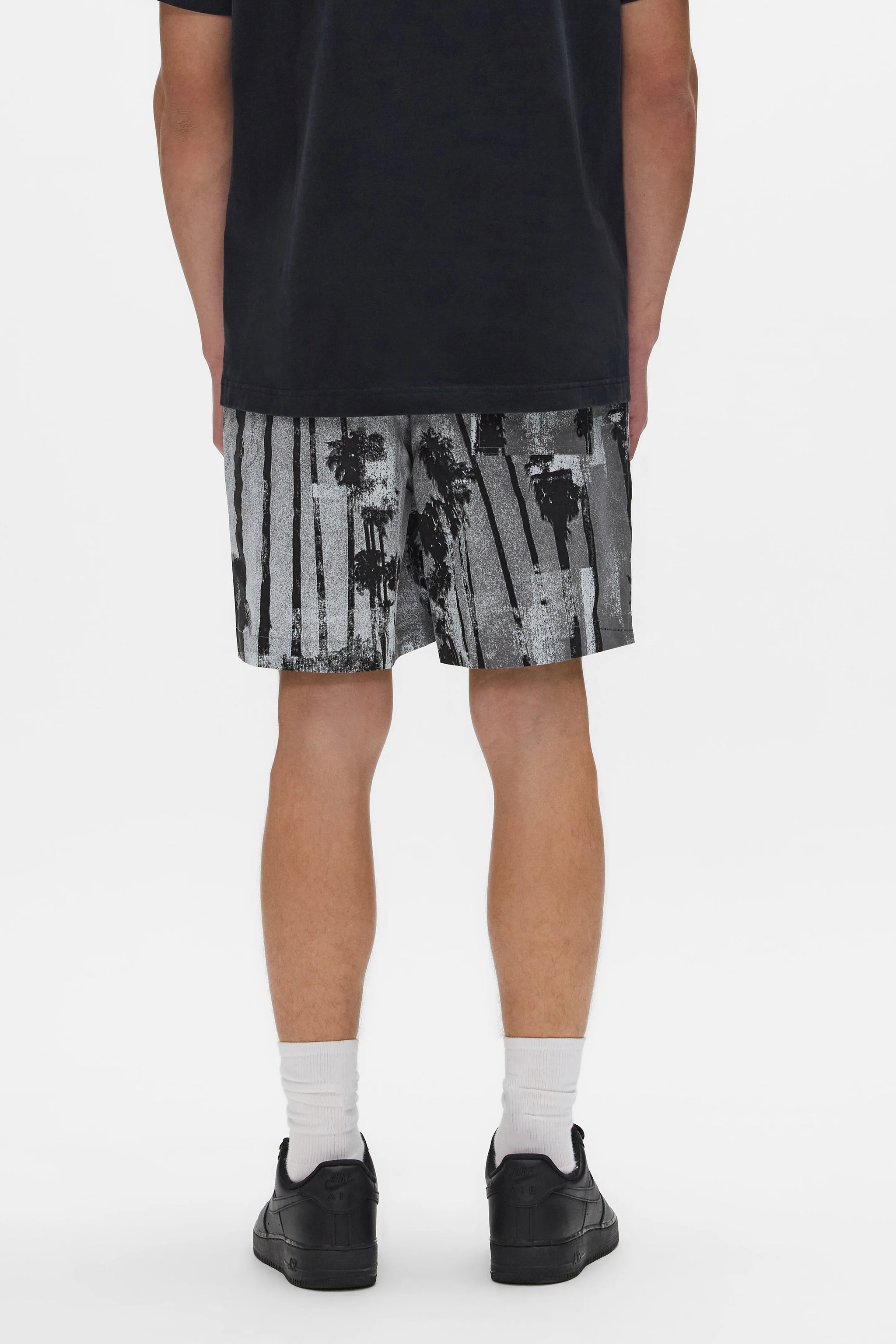 Purple Brand Mirage All Around Shorts Ice Melt Gray