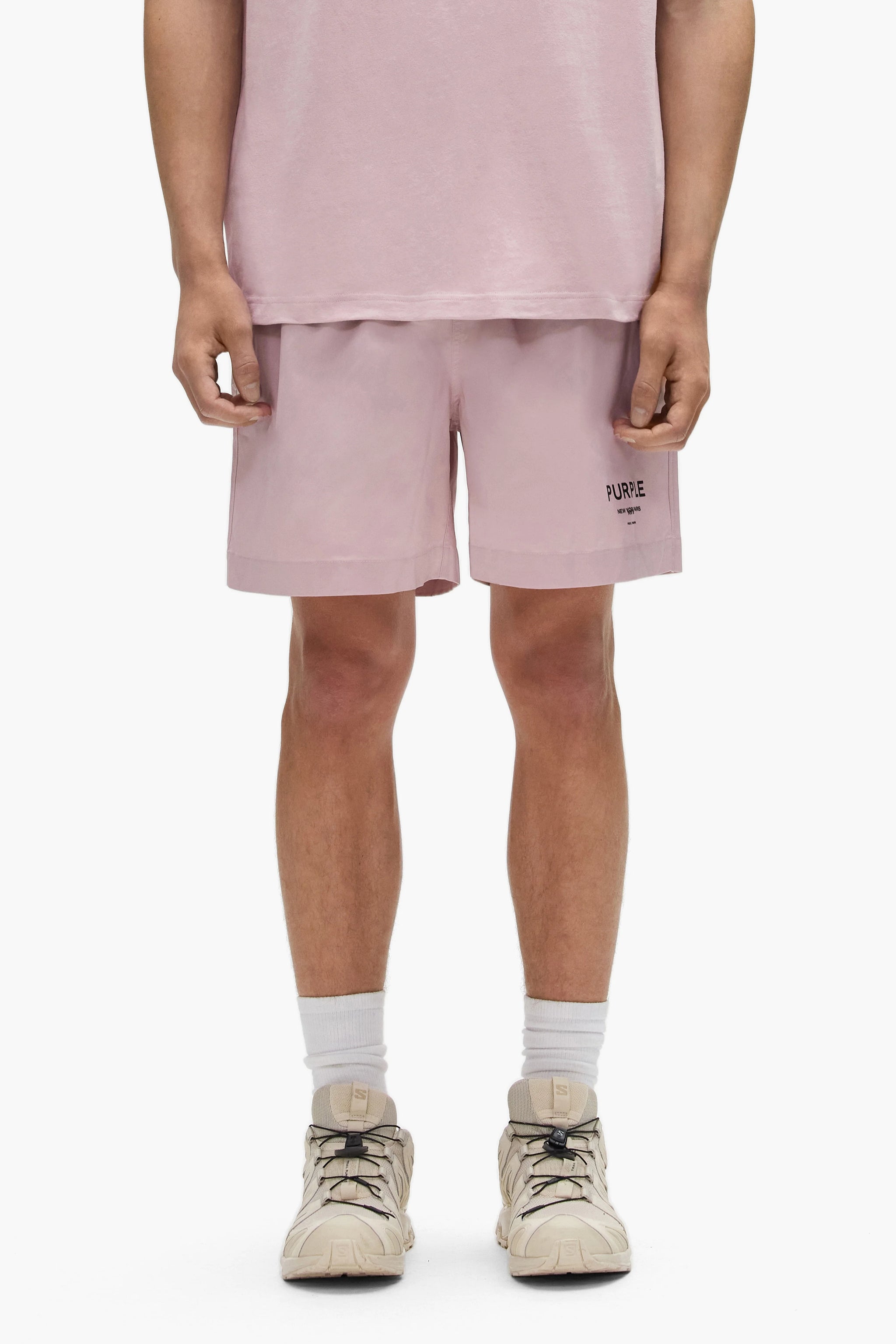 Purple Brand Men's Cities Short Set Pink