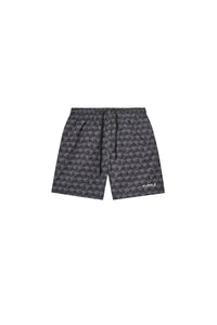 Purple brand Cube Monogram All Around Shorts Gray