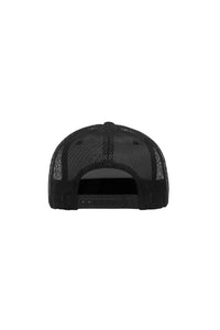 Purple Brand P902 5 Panel Hat Blue Text