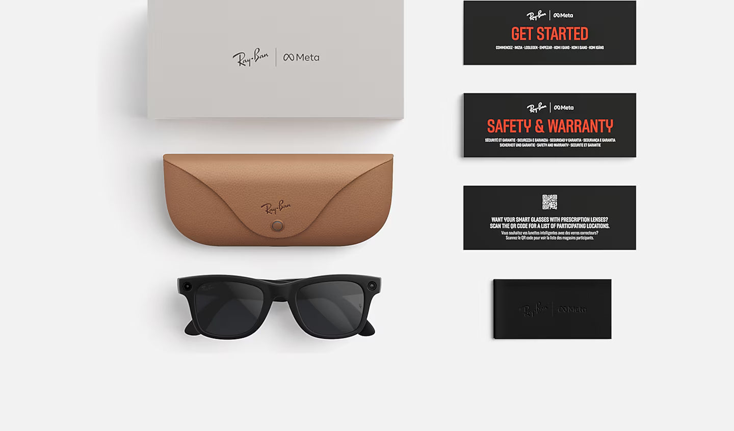 Ray-Ban Meta Wayfarer Gen 2 Sunglasses | Matte Black / Polar Gradient Graphite