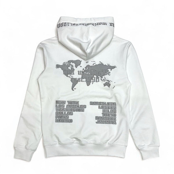 DNA premium (White/Grey “world wide" hoodie)