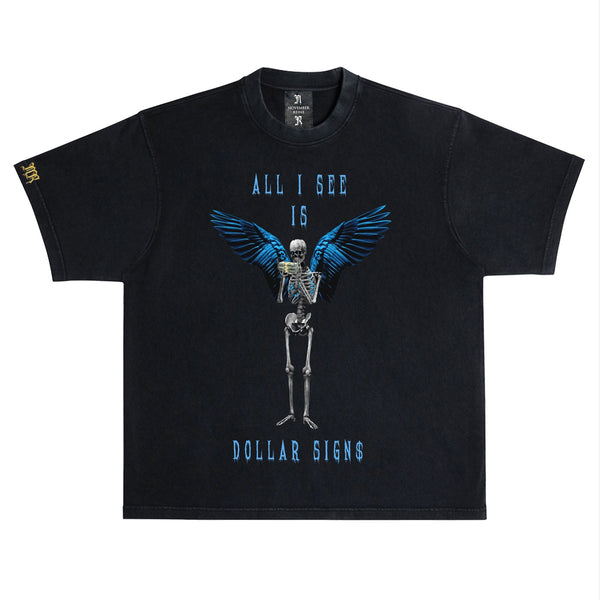 November reine (Black / Blue “Blue Angel" t-shirt)