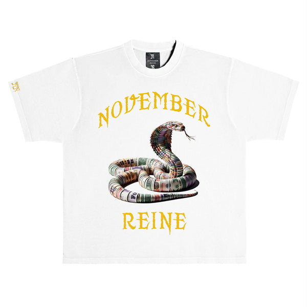November reine (White/Yellow t-shirt)
