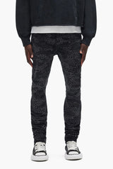 Purple brand Skinny Hotfix Camo Jeans Black