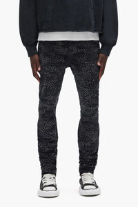 Purple brand Skinny Hotfix Camo Jeans Black
